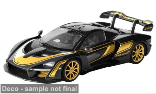 Modelauto McLaren Senna Base zwart/gold 1/24 Motormax