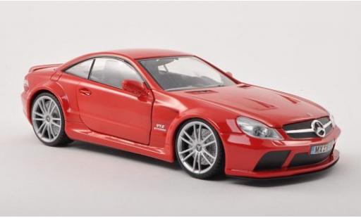 Modelauto Mercedes B Black Series SL65 AMG zwart rood 2009 sans Vitrine 1/18 Motormax