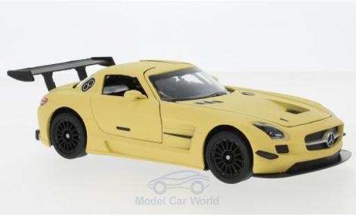Modelauto Mercedes SLS GT3 AMG mat-beige 1/24 Motormax