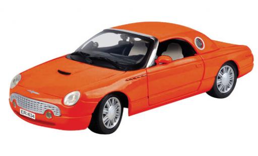 Modelauto Ford Thunderbird Retro Hardtop Coupe rood 2002 1/24 Motormax