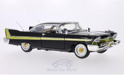 Modelauto Plymouth Fury Base zwart 1958 1/18 Motormax
