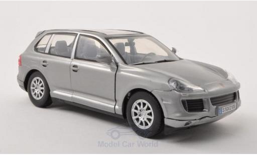 Modelauto Porsche Cayenne Base (9PA) metallic grijs 2008 zonder Vitrine 1/24 Motormax