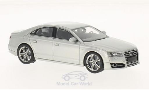 Modelauto Audi S8 berline PA metallic grijs 2014 1/43 Neo