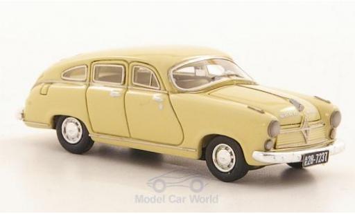 Modelauto Borgward Hansa 2400 berline beige 1952 1/87 Neo