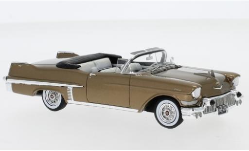 Modelauto Cadillac Series 62 Convertible Cabriolet metallic bruin 1957 1/43 Neo