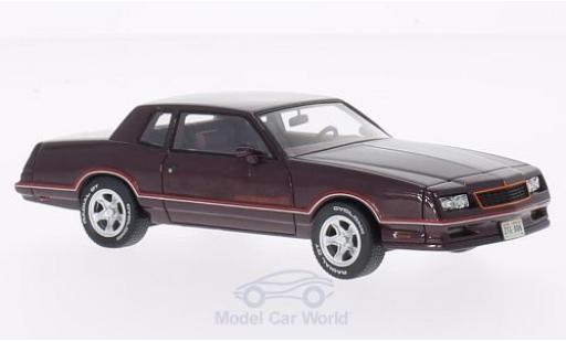 Modelauto Chevrolet Monte Carlo SS metallic rood 1986 1/43 Neo