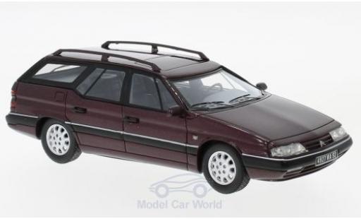 Modelauto Citroen XM Break Stationwagen metallic rood 1989 1/43 Neo