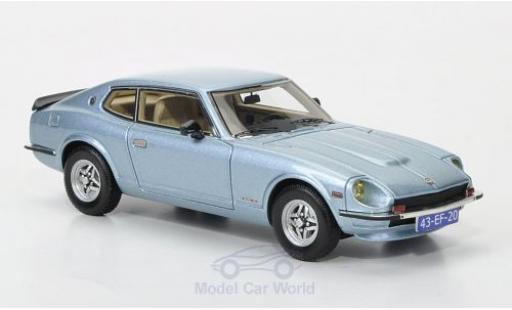 Modelauto Datsun 260Z 2+2 metallic blauw 1975 1/43 Neo