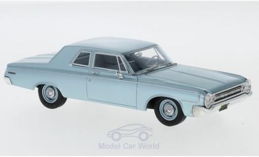 Modelauto Dodge 330 Berline Sedan metallic blauw 1964 1/43 Neo