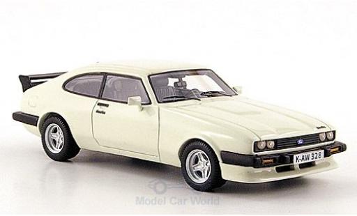 Modelauto Ford Capri 2.8 Turbo MK III wit 1981 1/43 Neo
