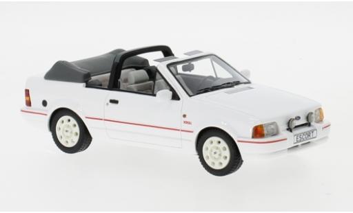 Modelauto Ford Escort XR3i Cabriolet MKIV wit 1986 1/43 Neo