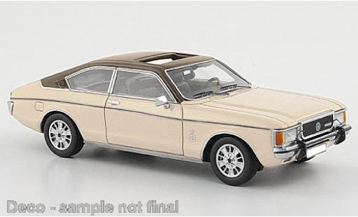 Modelauto Ford Granada Coupe MkI beige/bruin 1972 1/43 Neo