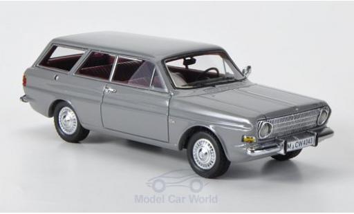 Modelauto Ford Taunus 12M (P6) Turnier grijs 1/43 Neo