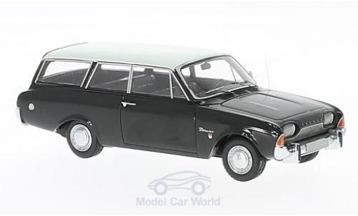 Modelauto Ford Taunus 17M P3 Turnier zwart/beige 1/43 Neo