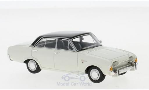 Modelauto Ford Taunus 17M P3 () wit/zwart 1960 1/43 Neo