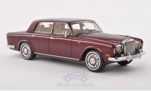 Modelauto Bentley T1 berline Saloon metallic rood 1974 1/43 Neo