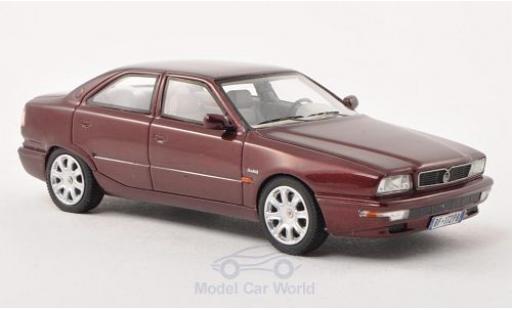 Modelauto Maserati Quattroporte Base IV metallic rood 1994 1/43 Neo