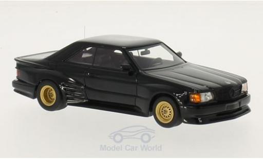 Modelauto Mercedes 500 Coupe Koenig Specials zwart 1985 1/43 Neo