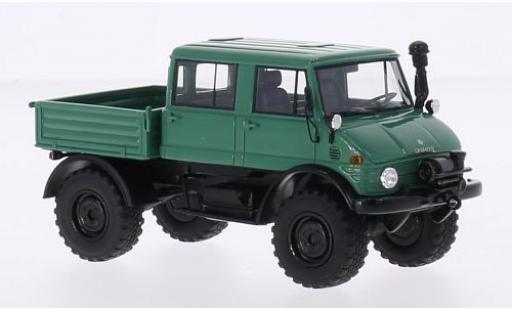 Modelauto Mercedes Unimog 406-425 U416 Doppelkabine groen 1977 1/43 Neo