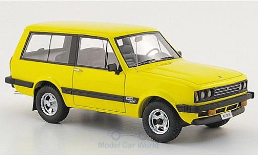 Modelauto Monteverdi Safari Base 5.7 V8 geel 1976 1/43 Neo