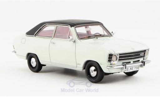 Modelauto Opel Olympia A LS wit/mat-zwart 1970 2-T&Atilde;&frac14;rer 1/43 Neo
