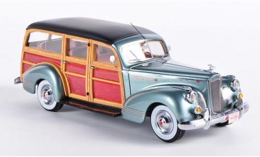 Modelauto Packard 110 Deluxe Wagon metallic groen/Holzoptik 1941 1/43 Neo