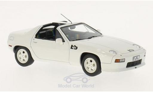 Modelauto Porsche 928 1979 BB Targa wit 1/43 Neo