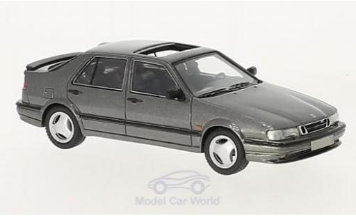 Modelauto Saab 9000 CS metallic grijs 1995 1/43 Neo