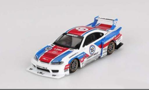 Modelauto Nissan Silvia S15 () LB-Super Silhouette 2025 GARASIDRIFT x LBWK #12 1/64 Mini GT
