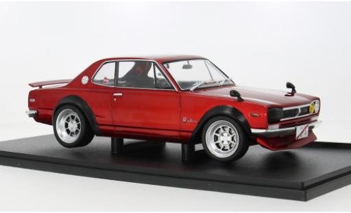 Modelauto Nissan Skyline 2000 GT-R (C10) Hakosuka rood 1970 1/18 Solido