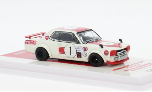 Modelauto Nissan Skyline 2000 GT-R (KPGC10) Fuji Masters 250km 1971 #1 T.Kunimitsu 1/64 INNO64