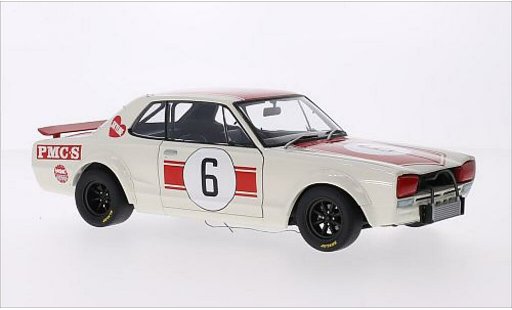 Nissan Skyline 2000 1/18 Autoart GT-R (KPGC10) RHD No.6 GP Japan 1971 modelauto