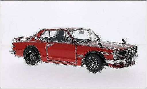 Nissan Skyline 2000 1/18 Autoart GT-R (KPGC10) rood RHD modelauto