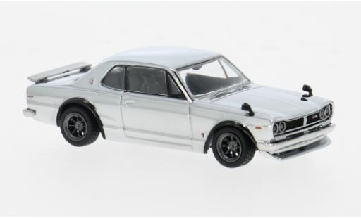 Modelauto Nissan Skyline 2000 HT 2000GT-R chrom 1/64 Tarmac Works