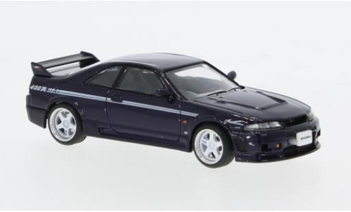Modelauto Nissan Skyline R33 () paars 1/64 Pop Race