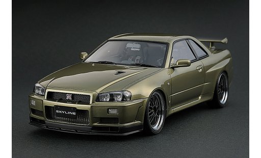 Nissan Skyline R34 1/18 Ignition Model GTR V-spec II Millennium Jade IG0163 modelauto