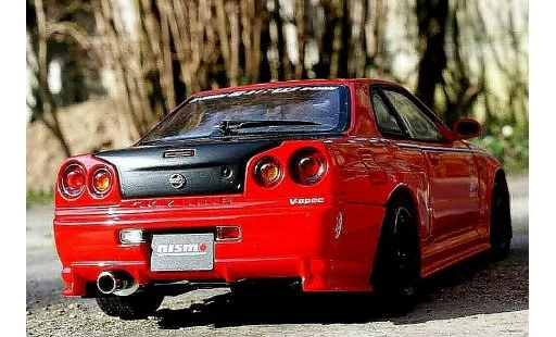 Nissan Skyline R34 1/18 Autoart r-tune street racing modelauto
