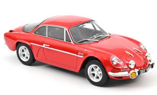 Modelauto Alpine A110 1600 s 1600S rood 1969 1/18 Norev