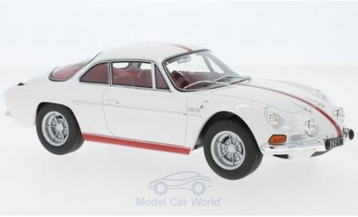 Modelauto Alpine A110 1600 s Renault 1600S wit/rood 1971 1/18 Norev