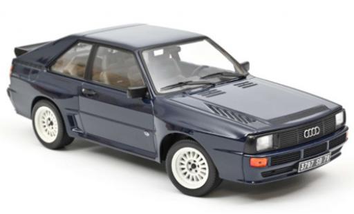 Modelauto Audi Sport Quattro coupe blauw 1985 1/18 Norev
