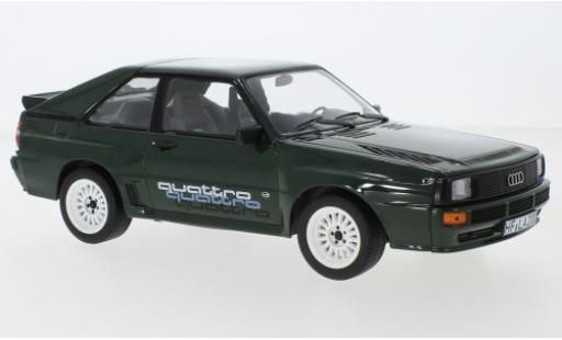 Modelauto Audi Sport Quattro coupe groen/Dekor 1985 1/18 Norev