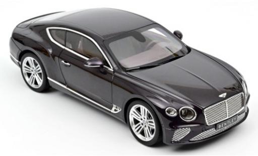 Modelauto Bentley Continental GT metallic lila 2018 1/18 Norev