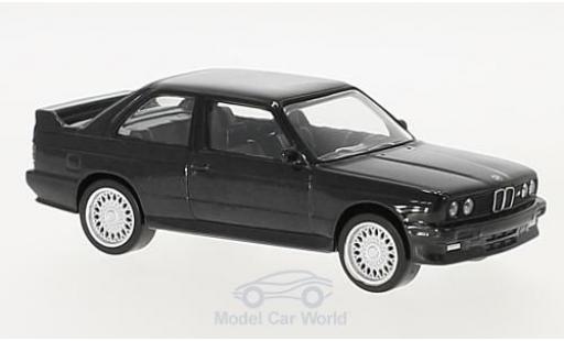 Modelauto Bmw M3 coupe (E30) zwart 1986 1/43 Norev
