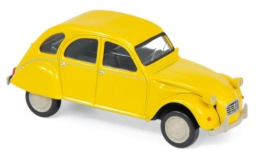 Modelauto Citroen 2CV Berline geel 1979 Jetcar 1/43 Norev