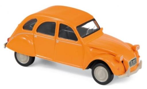 Modelauto Citroen 2CV Berline oranje 1979 Jetcar 1/43 Norev