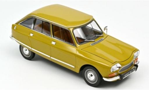 Modelauto Citroen Ami 8 Berline Club geel 1969 1/18 Norev