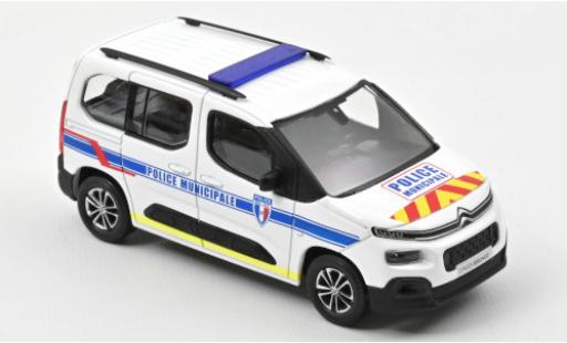 Modelauto Citroen Berlingo police Politie Municipale (F) 2020 avec zus&Atilde;&curren;tzlichem D&Atilde;&copy;corer sur Capot et rabat arri&Atilde;&uml;re 1/43 Norev