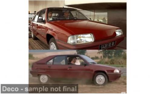 Modelauto Citroen BX TGS 16 rood 1990 1/18 Norev