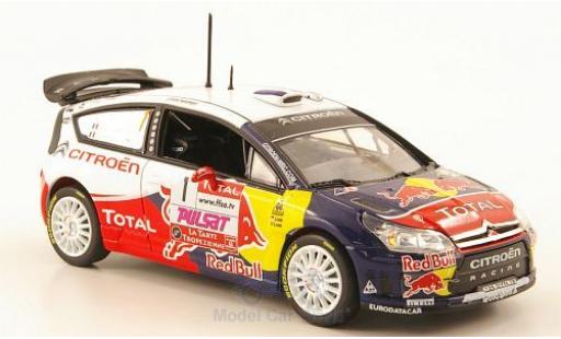 Modelauto Citroen C4 WRC No.1 Racing Red Bull Total Rally du Var 2009 S.Loeb/S.Loeb 1/43 Norev