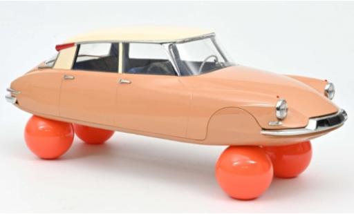 Modelauto Citroen DS 19 Ballon bruin/wit 1959 1/12 Norev